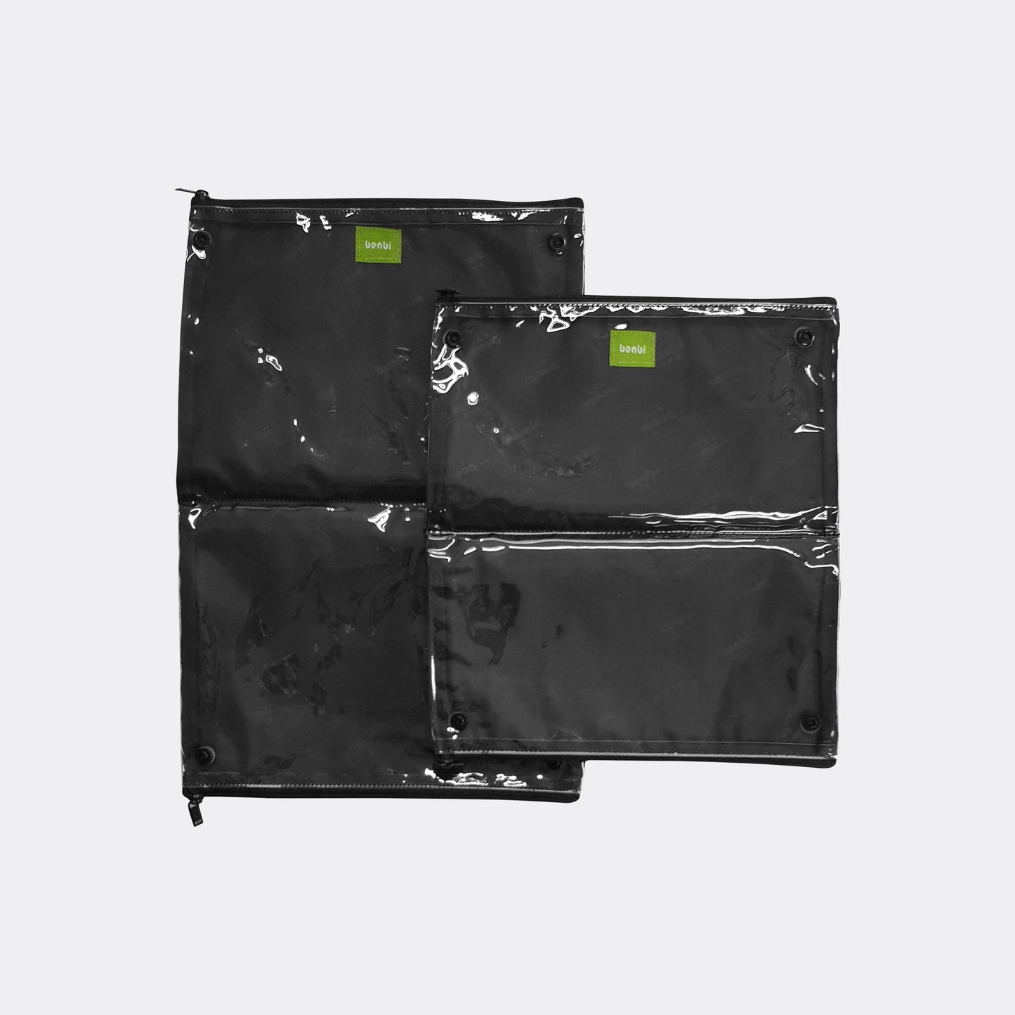 Two-Pocket Zip Case Set of 2